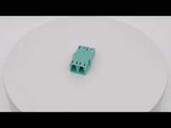 One Piece Flangeless LC Duplex Fiber Optic Adapter