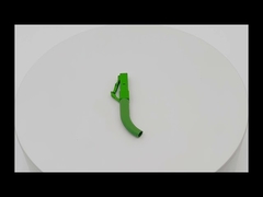 45 Degree Boot LC Fiber Optic Connector 2.0mm Flex Angle For Telecom