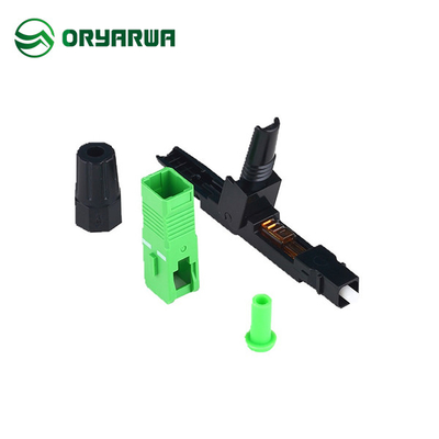 H01 SC APC Fiber Quick Connector 55mm 60mm For Field Assembly