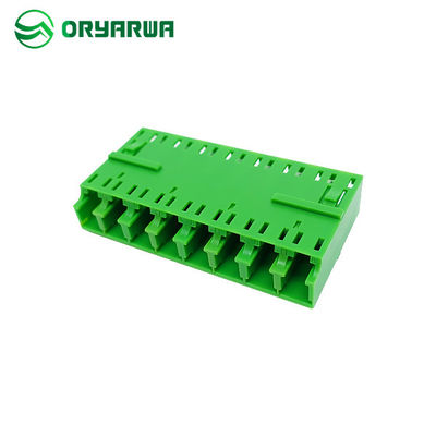 8 Ports Green LC To LC Fiber Optic Adapter