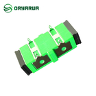 Green Sc Simplex Adapter Welded Type With Fixing Holes