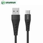 OEM Alloy Clothing Braided USB Data Cable 5V 2.1A Fast Charging