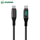 100W PD Fast Charging Cable With LED Display For Smartphone And Laptop
