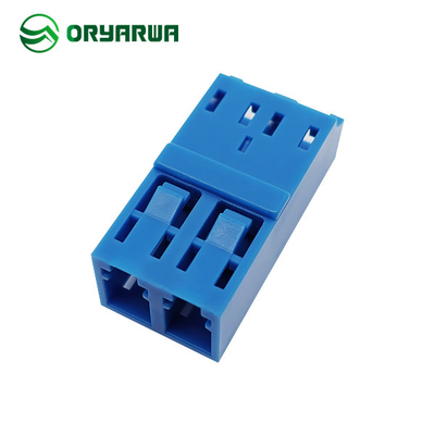 High Denisty LC Duplex Fiber Optic Adapter Compact Design