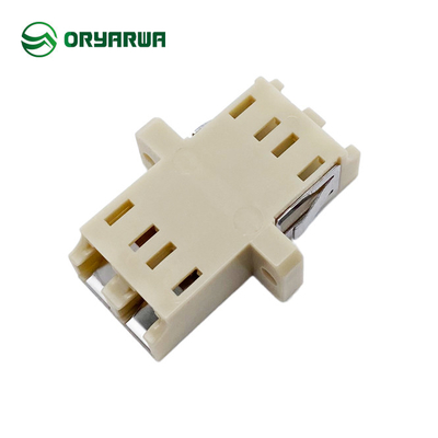 Green Ope Shape LC APC Duplex Adapter Single Mode With Shutter