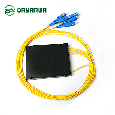 Fiber Optic 1x4 Cassette PLC Splitter ABS Material