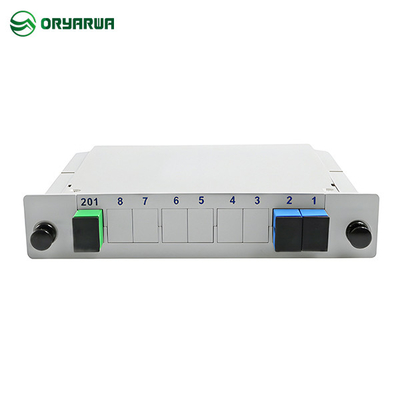 SC UPC 1*2 Fiber Optic Cassette PLC Splitter In FTTX