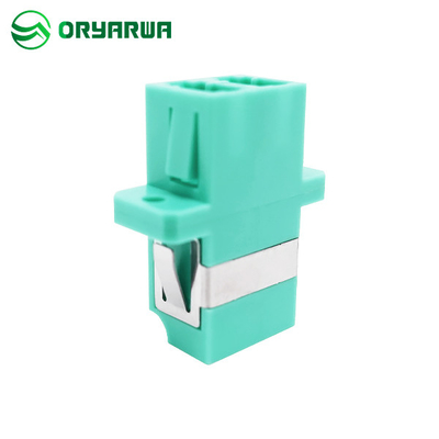 Asymmetric Flangeless LC Fiber Optic Adapter Coupler Welded Type