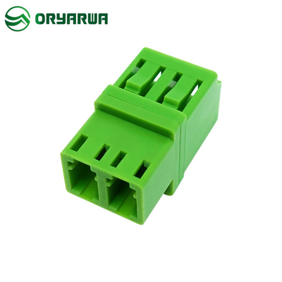 Blue RJ45 Duplex LC Fiber Optic Adapter Welded Type