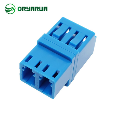 Blue RJ45 Duplex LC Fiber Optic Adapter Welded Type