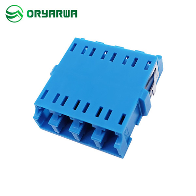 ISO9001 Flange LC Fiber Optic Adapter Single Mode Multimode Welded Type