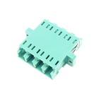 Welded Type LC Quad MM SM Fiber Adapter For Data Center Cabling