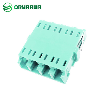 Welded Type LC Quad MM SM Fiber Adapter For Data Center Cabling