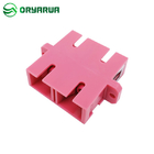 Flange Welded Type Duplex SC Adapter Single Mode For FTTC FTTB