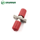 Metal Type ST To ST Fiber Optic Adapter Simplex ISO9001 Approved