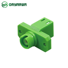 LC To FC Plastic Fiber Optic Hybrid Adapter Green Color