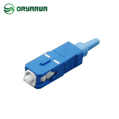 15.3mm Short Boot SC APC Single Mode Fiber Connector For 900um Cable
