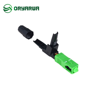 H01 SC APC Fiber Quick Connector 55mm 60mm For Field Assembly