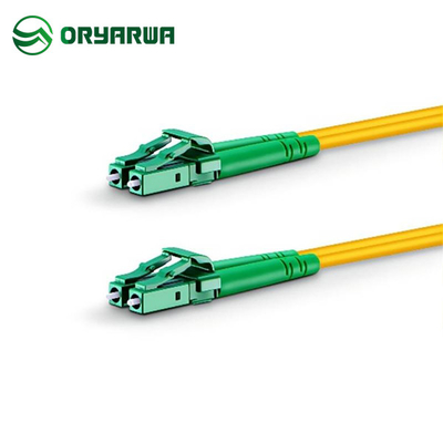 LC APC To LC APC Duplex Fiber Optic Single Mode Patch Cord