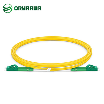 LC APC To LC APC Duplex Fiber Optic Single Mode Patch Cord