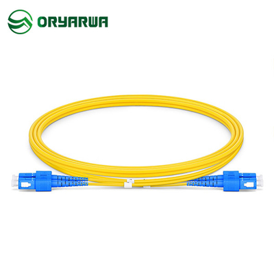 SC UPC To SC UPC Duplex Single Mode Patch Cord 1M 2M 3M