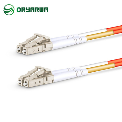 LC UPC To LC UPC 0.9 2.0 3.0 OM2 Fiber Optic Multimode Patch Cord Duplex 3m