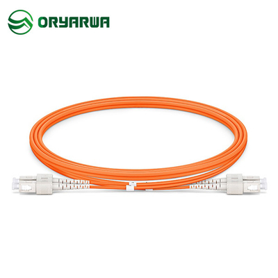 SC UPC To SC UPC Duplex Fiber Optic Multimode Patch Cord OM2