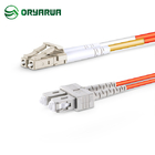 LC UPC To SC UPC OM2 Fiber Optic Multimode Jumper Duplex