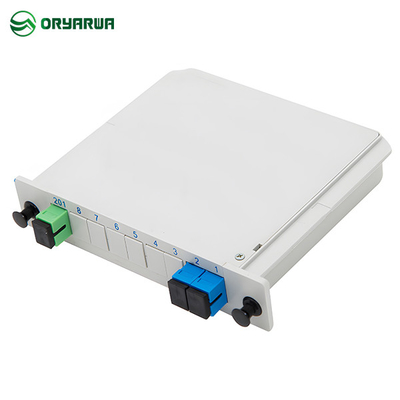 SC UPC 1*2 Fiber Optic Cassette PLC Splitter In FTTX