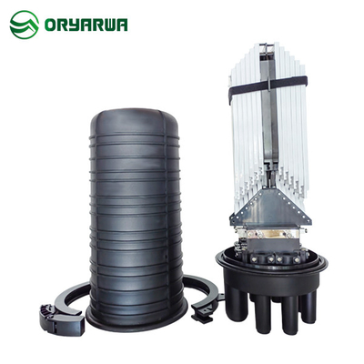 Outdoor Fiber Cable Joint Box Vertical Fiber Dome Closure IP68 Waterproof