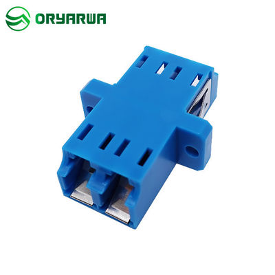 Green Ope Shape LC APC Duplex Adapter Single Mode With Shutter