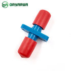 ODM Plastic Housing ST Fiber Optic Coupler Types Simplex Red Dust Cap