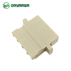 LC To LC Quad Fiber Optic Coupler With Asymmetric Structure