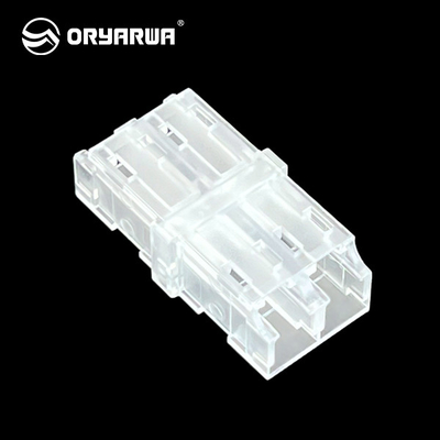 LC Duplex Transparent LC Fiber Optic Adapter One Piece