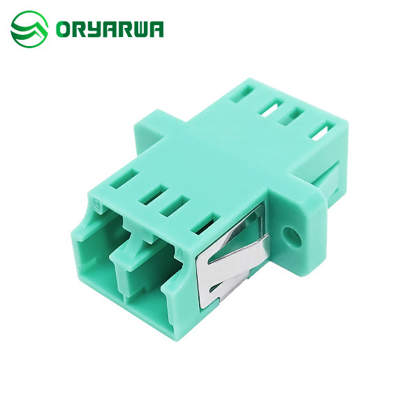 Asymmetric Flangeless LC Fiber Optic Adapter Coupler Welded Type