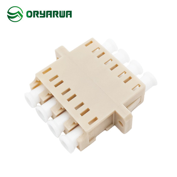 LC To LC Quad Fiber Optic Coupler With Asymmetric Structure