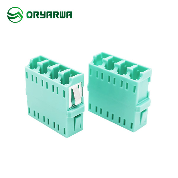 4 Cores Quad APC SM LC Fiber Optic Adapter / Coupler / Connector / Adaptor