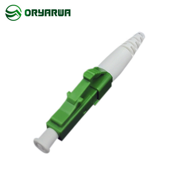 Single Mode 2.0mm LC Fiber Optic Connector Long Boot 18mm For Fiber Pigtail Assembly