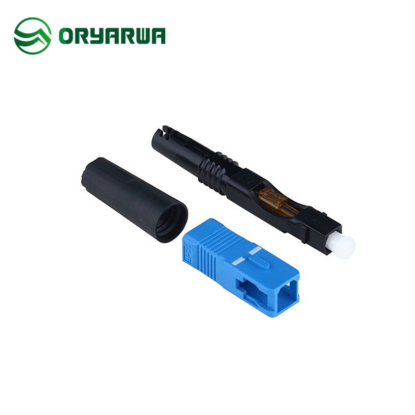 H02 UPC SC Fiber Optic Fast Connector Embedded Quick For Filed Installation