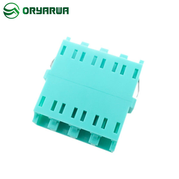 Welded Type LC Quad MM SM Fiber Adapter For Data Center Cabling