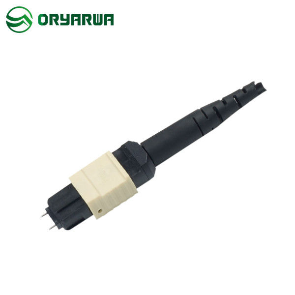 OM1 OM2 MPO Fiber Connector Types Male For Multimode 3.0MM Fiber Cable