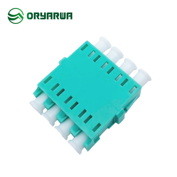 LC PC / UPC OM3 Quad Multimode Fiber Optic Coupler