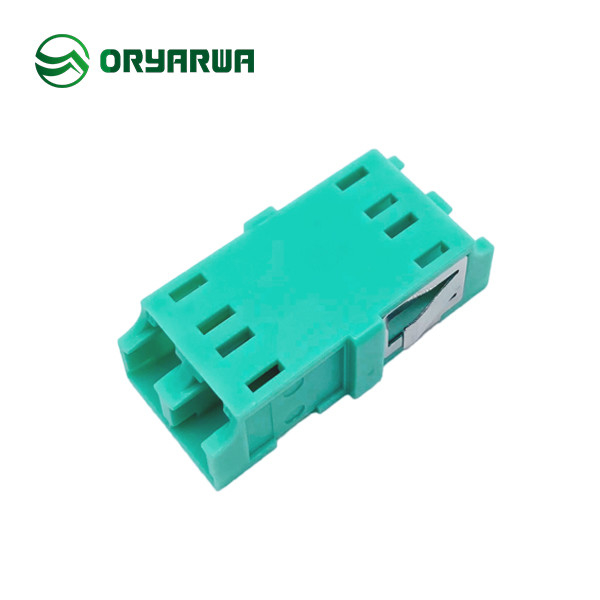 FTTP One Piece LC Duplex Fiber Optic Adapter Without Flange