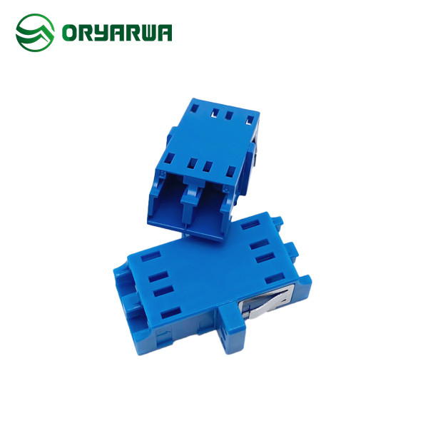 ISO9001 Integrated LC DX SM MM Fiber Optic Adapter